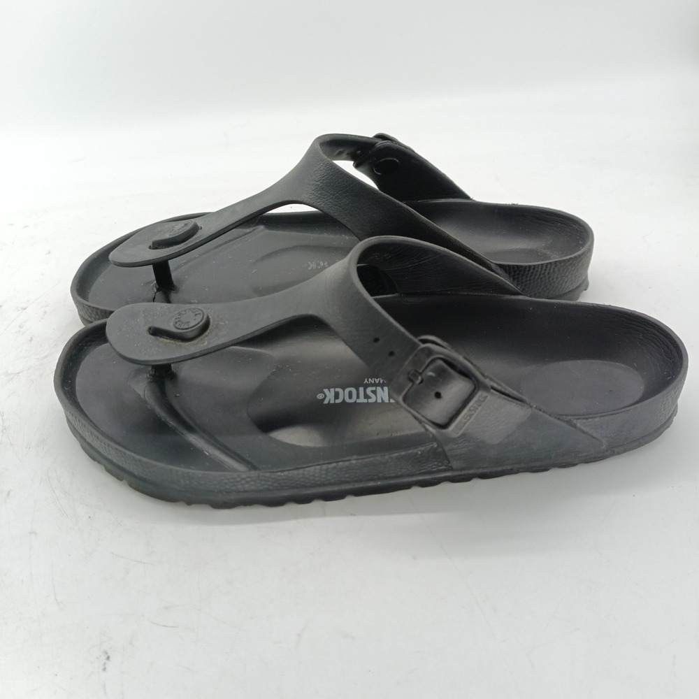 Birkenstock Gizeh EVA Black Thong Sandals Womens 8 Mens 6 39 L8 M6 bi20